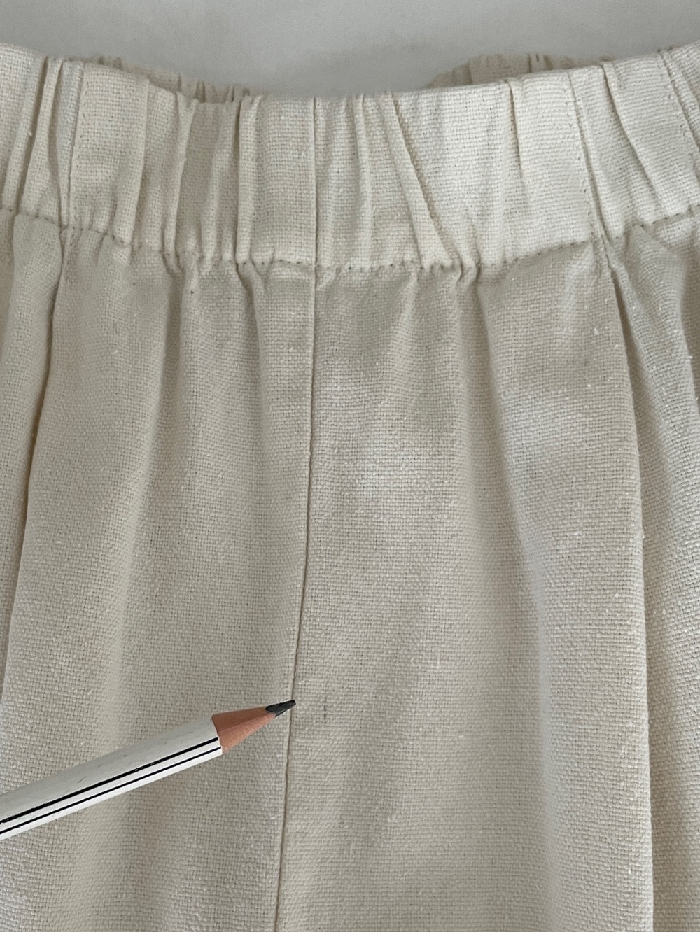 Na Nin Lena Silk Canvas Pant Size Small Cream 25” - Picture 10 of 16